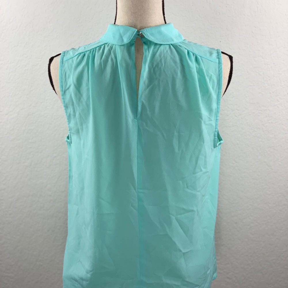 NWOT ModCloth mint collared blouse - Picture 5 of 6